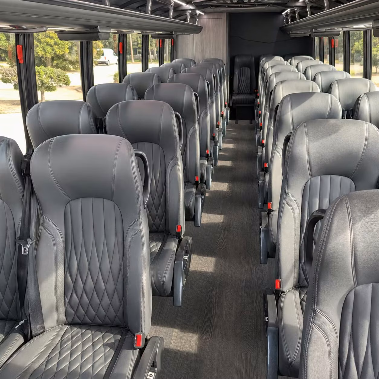 25 passenger minibus interior