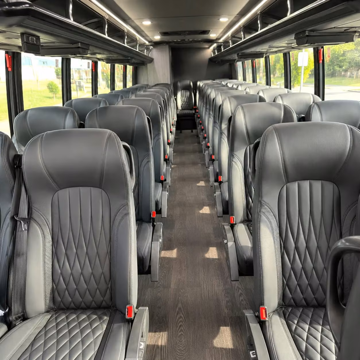 30 passenger minibus inside